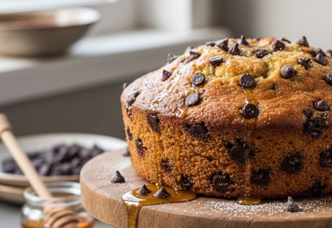   עוגת דבש שוקולד צ'יפס 