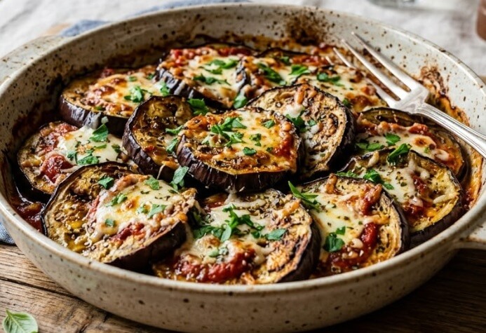  חצילים אפויים 