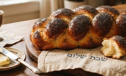 חלה עם פרג