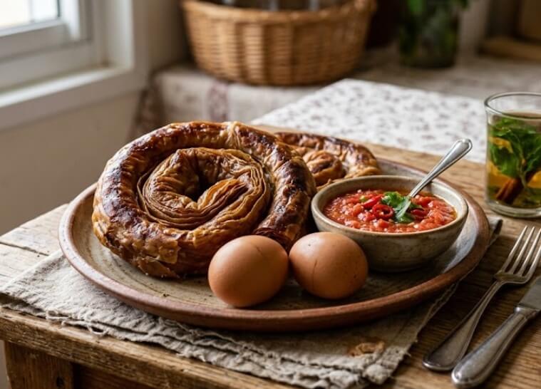  ג׳חנון קלאסי עם רסק עגבניות וביצים