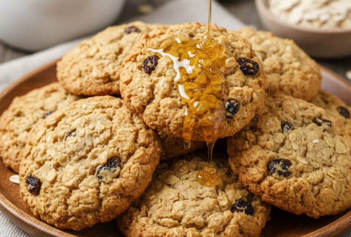 עוגיות שוקולד צ'יפס זהובות על רשת קירור.