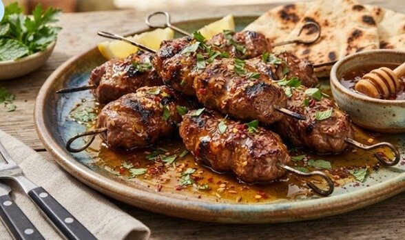 קבב טלה ברוטב דבש חריף